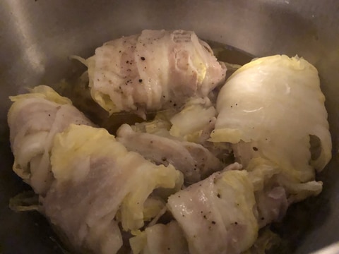 ホットクックレシピ♪ロール白菜